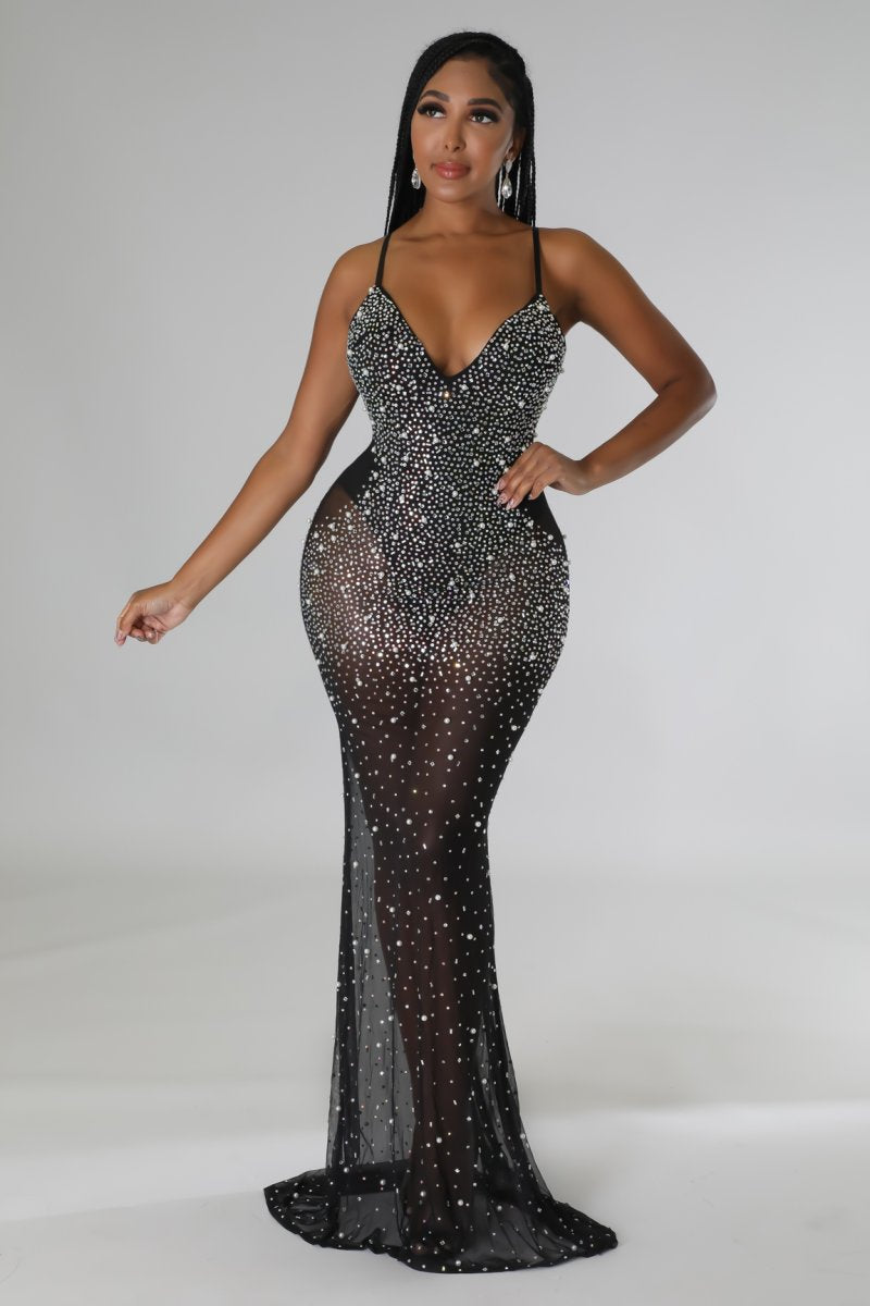 Popping Champagne Dress