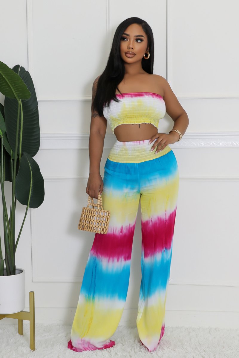 Tie dye Pant Set